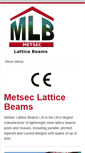 Mobile Screenshot of metseclatticebeams.com